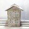 Decorative Grey Cement House Planter for Succulents Tabletop Garden Decor